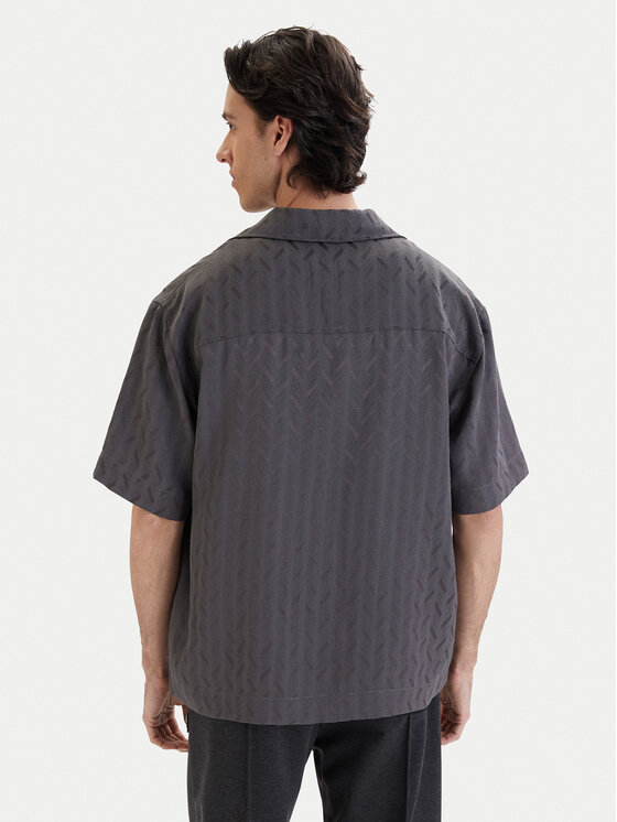 HUGO HUGO Marškiniai Espino 50560614 Pilka Oversize