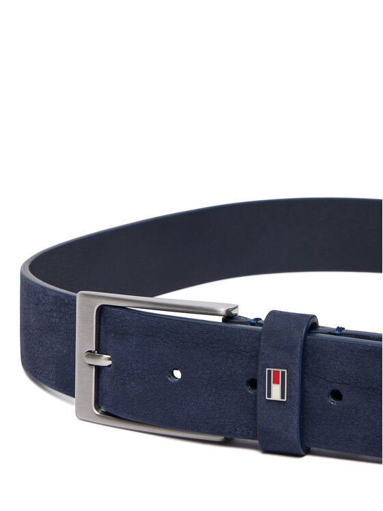 Tommy Hilfiger Tommy Hilfiger Nadrágszíj Layton 3.5 Nubuck AM0AM15047 Sötétkék