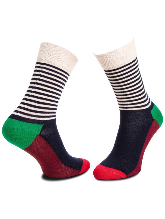 Happy Socks Happy Socks Zestaw 4 par wysokich skarpet unisex XBDO09-4000 Kolorowy
