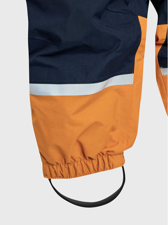Didriksons Didriksons Зимен детски гащеризон Zeb 504400 Оранжев Regular Fit