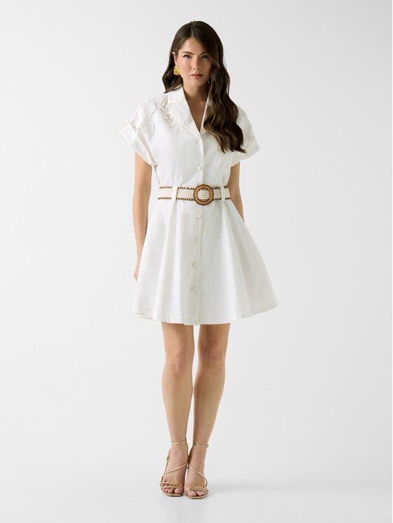 Marciano Guess Každodenné šaty 182406 Béžová Classic Fit