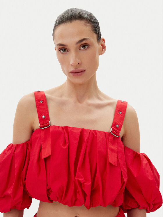 PINKO PINKO Top 105176 A2LD Czerwony Regular Fit