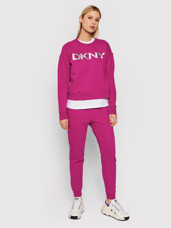 Felpa DP1T7974 Rosa Relaxed Fit