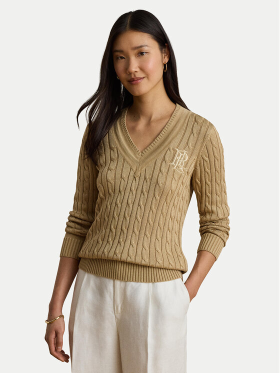 LAUREN RALPH LAUREN LAUREN RALPH LAUREN Sveter Meren 200888795013 Béžová Regular Fit