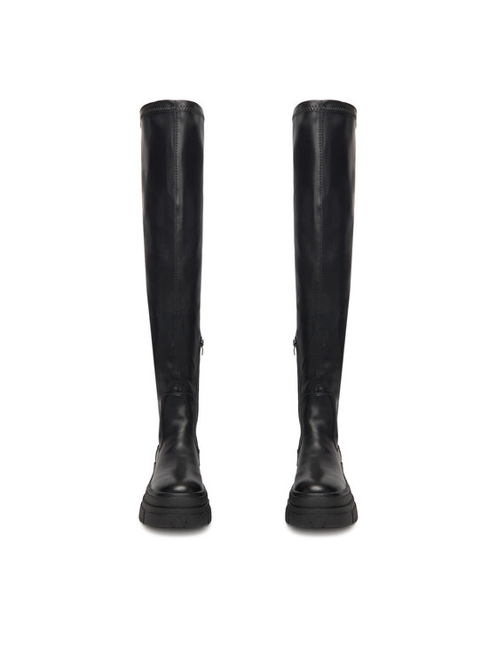 DeeZee DeeZee Čizme preko koljena 60165-3 Crna