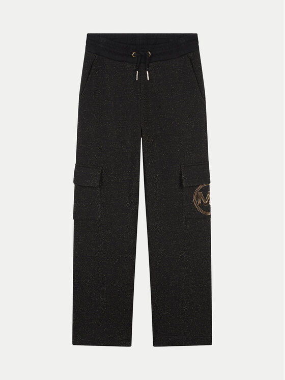 MICHAEL KORS KIDS MICHAEL KORS KIDS Spodnji del trenirke R30183 M Črna Regular Fit