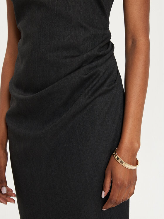 Marella Marella Koktel haljina Bolivar 2423226061 Siva Slim Fit