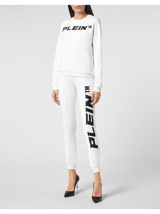 PHILIPP PLEIN PHILIPP PLEIN Bluza 3607 Biały Regular Fit