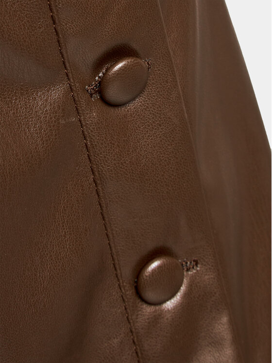 Brave Soul Brave Soul Пола от имитация на кожа LSKW-225LISABRO Кафяв Regular Fit