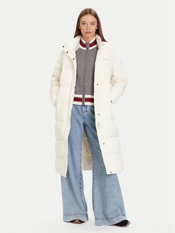 Guess Jeans Guess Jeans Παλτό χειμωνιάτικο W4BL26 WGII2 Μπεζ Regular Fit