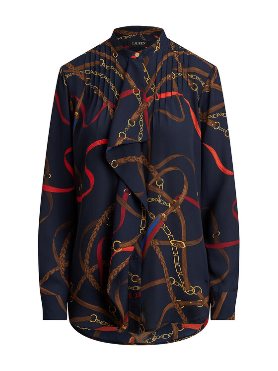 LAUREN RALPH LAUREN LAUREN RALPH LAUREN Риза 200P03553001 Тъмносин Regular Fit