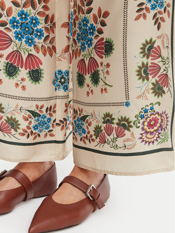 Weekend Max Mara Weekend Max Mara Culotte nadrág Snack 2615131032 Bézs Relaxed Fit