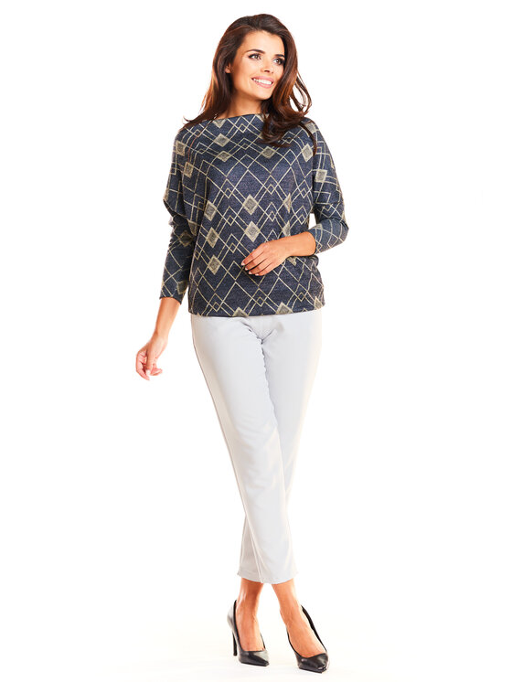 Infinite You Infinite You Bluzka M187 Złoty Basic Fit