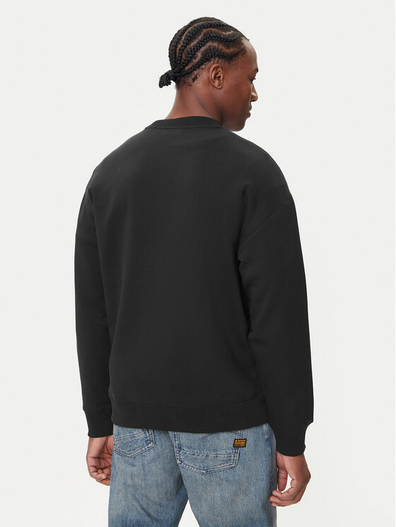 HUGO HUGO Felpa Dettil 50533689 Nero Relaxed Fit