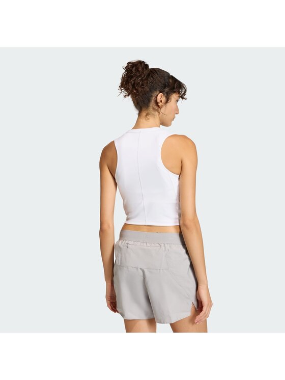 adidas adidas Top 158702 Biały Fitted Fit