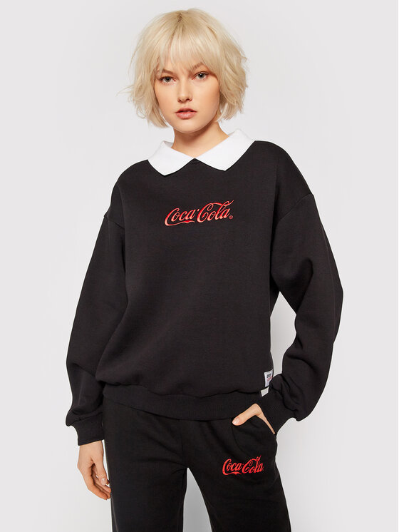 Local Heroes Local Heroes Світшот COCA-COLA Collar LHCCS008 Чорний Oversize