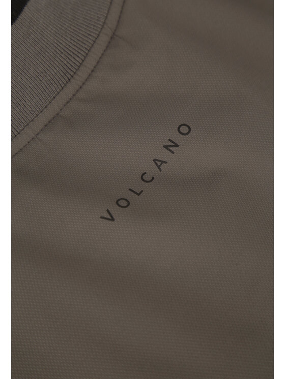 Volcano Volcano Kurtka bomber J-TOBIAS Czarny Regular Fit