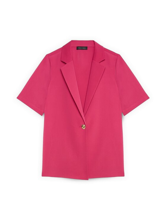 Fiorella Rubino Fiorella Rubino Marynarka Q024T000271N019 Różowy Regular Fit