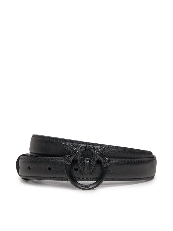 PINKO Pinko Dámsky opasok Love Berry H2 Belt. PE 24 PLT01 100143 A1K2 Čierna