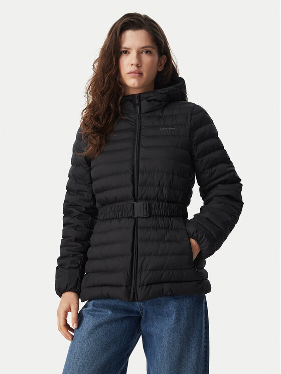 Calvin Klein Geacă LV044G504G Negru Regular Fit