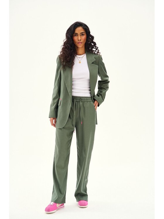 NAOKO NAOKO Marynarka Fresh Chapter Zielony Regular Fit