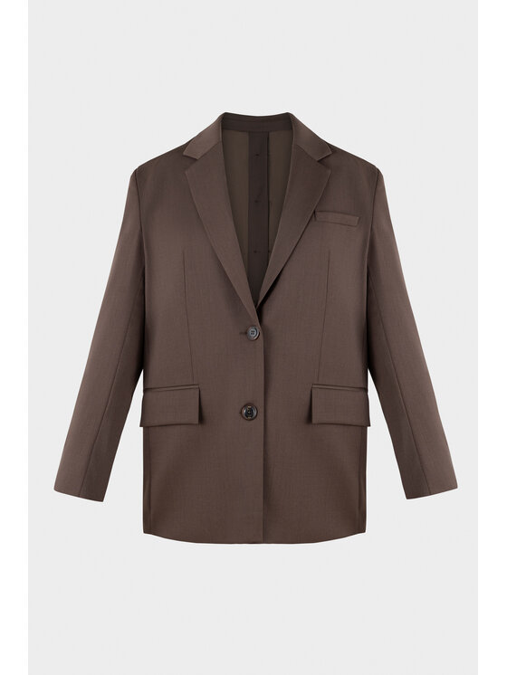 BENU BENU Marynarka AW25 Brązowy Regular Fit
