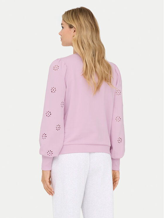 ONLY ONLY Sweatshirt Femme 15315687 Rosa Regular Fit