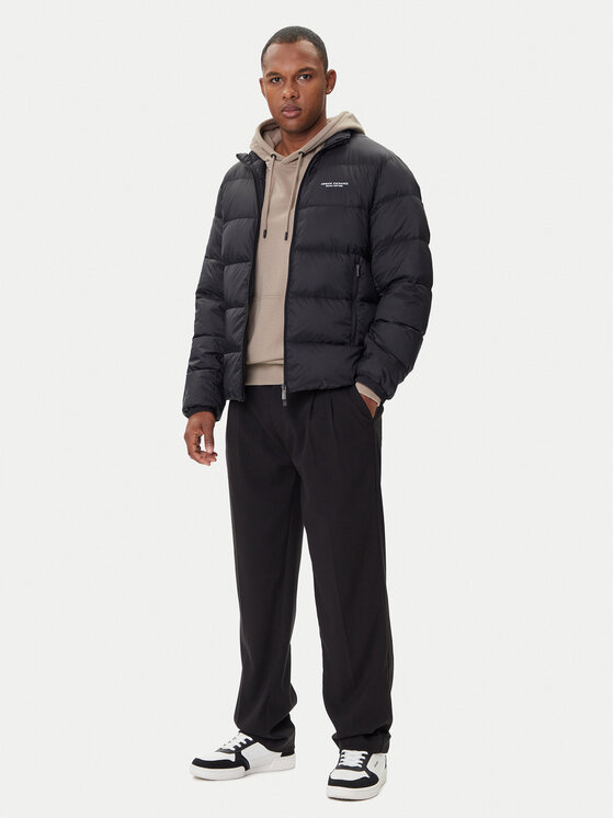 Armani Exchange Armani Exchange Vatovaná bunda XM001575 AF16927 UC001 Čierna Regular Fit