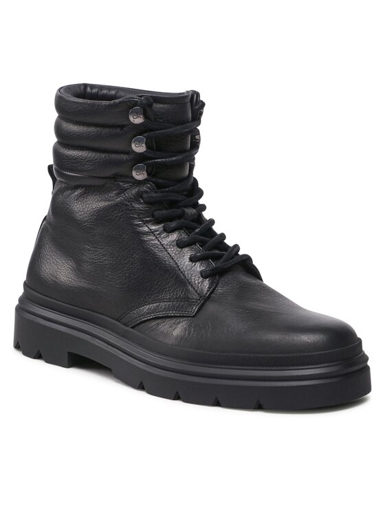 Calvin Klein Calvin Klein Schnürstiefeletten Combat Boot Pb Lh HM0HM00667 Schwarz