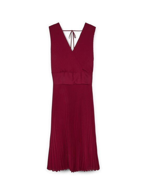 Fiorella Rubino Fiorella Rubino Sukienka codzienna 7037T001681N036 Bordowy A-Line Fit
