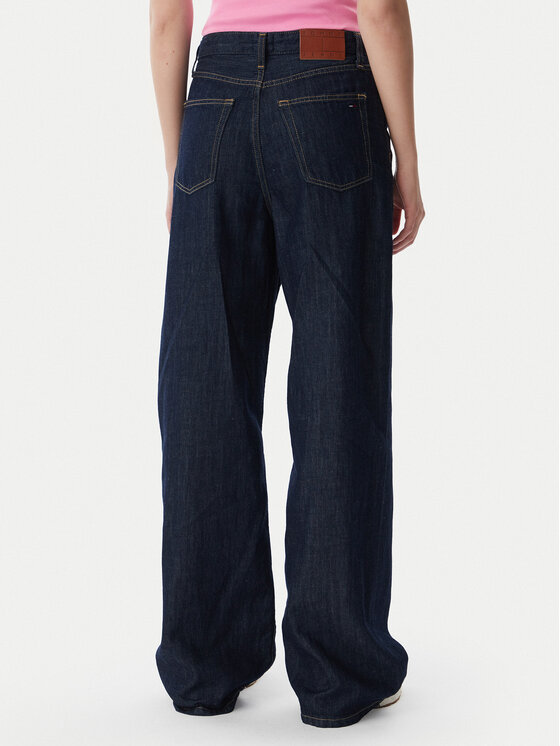 Tommy Jeans Tommy Jeans Blugi Claire DW0DW23093 Bleumarin Wide Leg