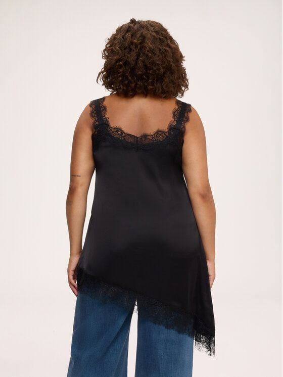 Fiorella Rubino Fiorella Rubino Top D011L000148N033 Czarny Regular Fit