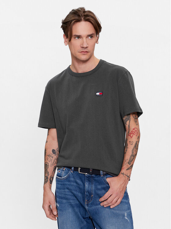 Tommy Jeans Tommy Jeans T-Shirt Classic Xs Badge DM0DM17870 Γκρι Classic Fit
