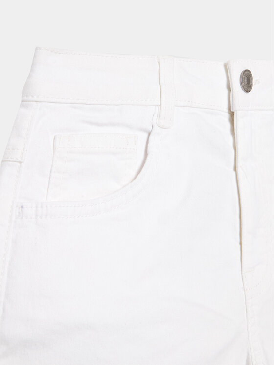 United Colors Of Benetton United Colors Of Benetton Športne kratke hlače 4HB5C901N Bela Regular Fit