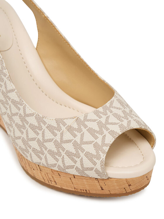 MICHAEL Michael Kors MICHAEL Michael Kors Sandály Rosie Wedge 40S6RSHS1B Écru