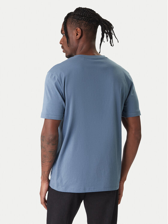 HUGO HUGO Tricou Diragolino 50447978 Albastru Regular Fit
