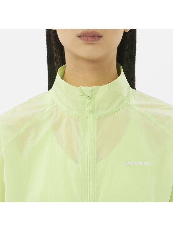 Salomon Salomon Kurtka outdoor SHAKEout FLY JKT Zielony jasny Regular Fit