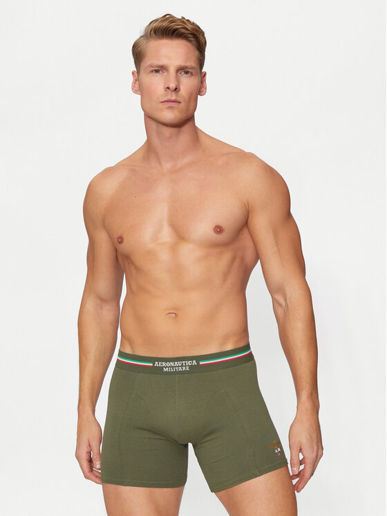 Aeronautica Militare Aeronautica Militare 2er-Set Boxershorts AM1UBX002 Grün