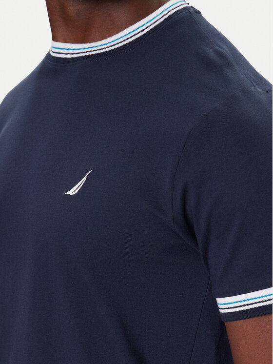 Nautica Nautica Marškinėliai N1S03440 Tamsiai mėlyna Regular Fit