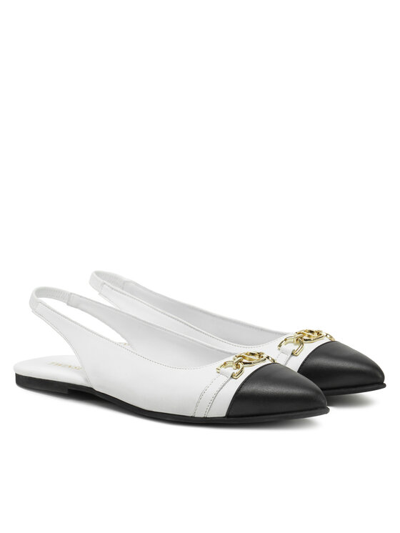 TWINSET TWINSET Ballerinas 251GCJ026 Weiß