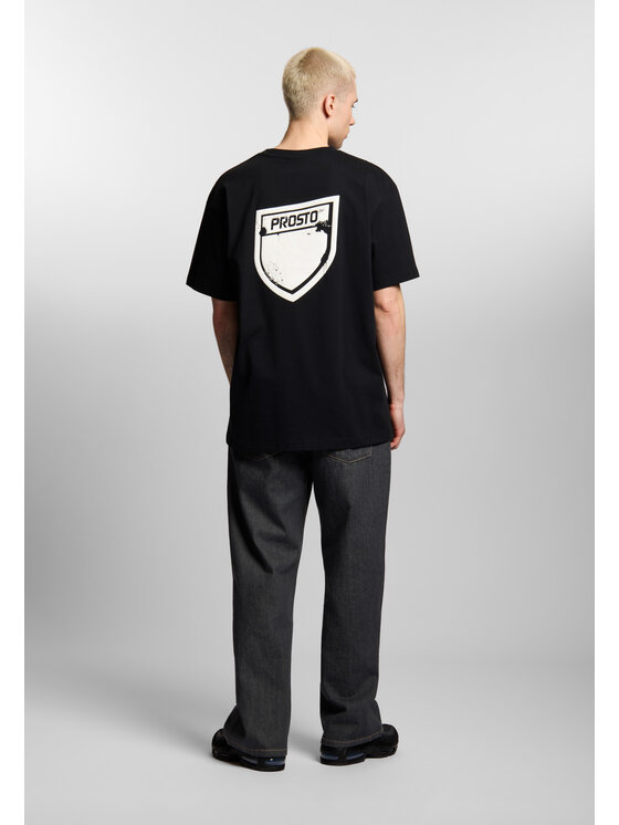 PROSTO. PROSTO. T-Shirt Splash Shield KL261MTEE1093 Czarny Relaxed Fit