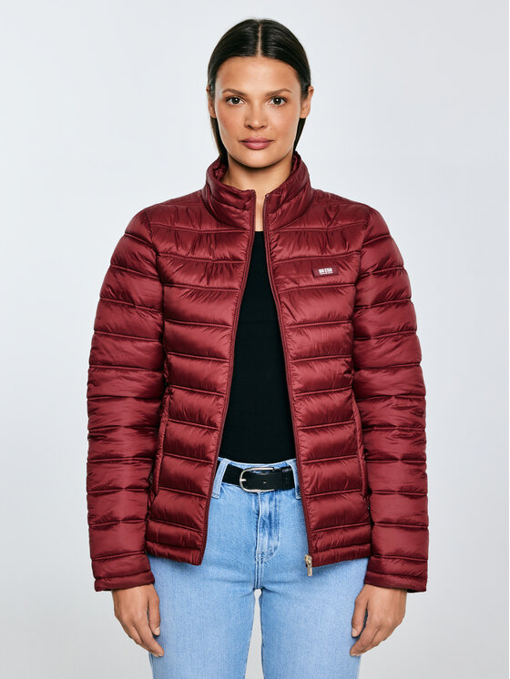BIG STAR BIG STAR Kurtka zimowa AZEALA23 Bordowy Basic Fit