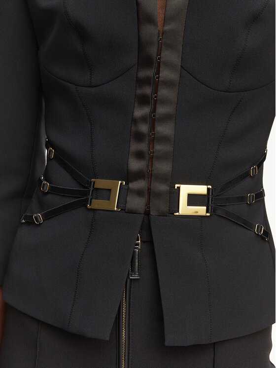 Elisabetta Franchi Elisabetta Franchi Bleizers GI-202-61E2-V590 Melns Regular Fit
