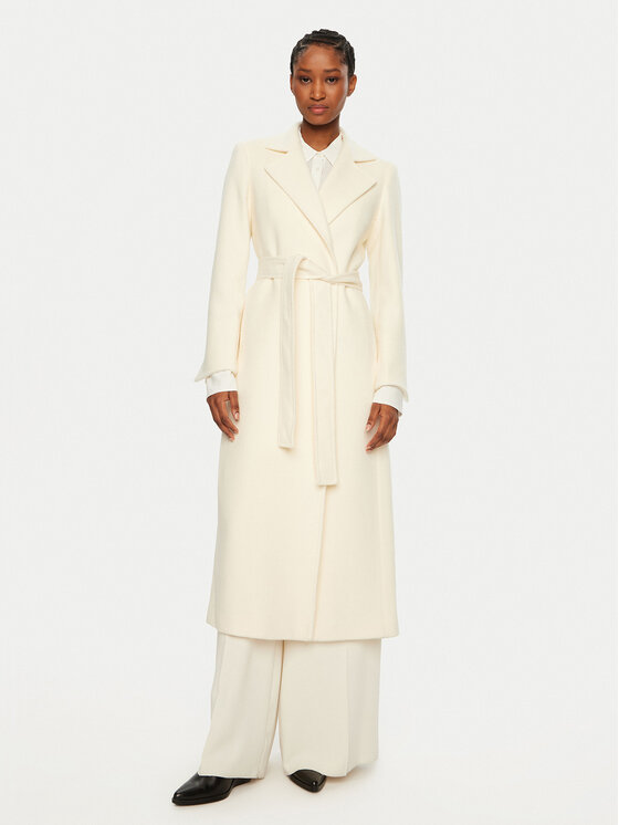 MAX&Co. MAX&Co. Cappotto di lana 2516011051200 Écru Regular Fit