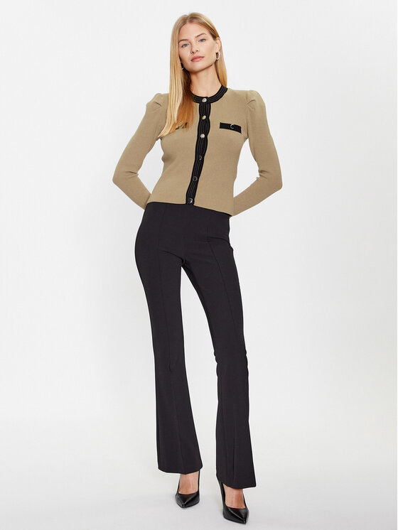 Liu Jo Liu Jo Strickjacke CF3015 MS99E Braun Regular Fit