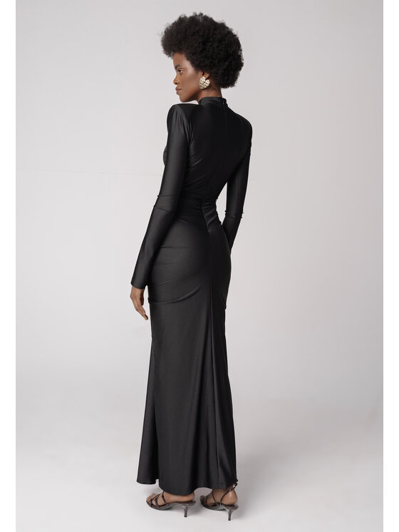 sax35th sax35th Sukienka wieczorowa ALISE Czarny Slim Fit
