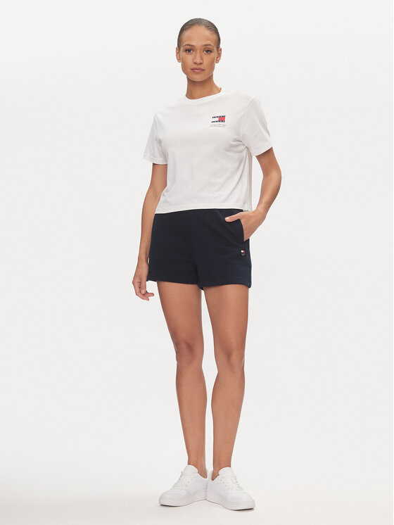 Tommy Jeans Tommy Jeans Sportovní kraťasy New Cls DW0DW17772 Tmavomodrá Relaxed Fit