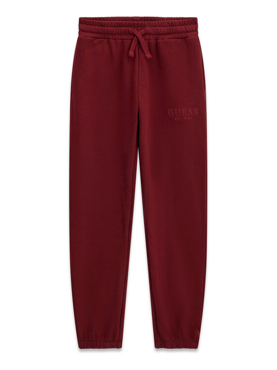 Guess Guess Melegítő alsó L5YQ19 KAV34 Bordó Regular Fit