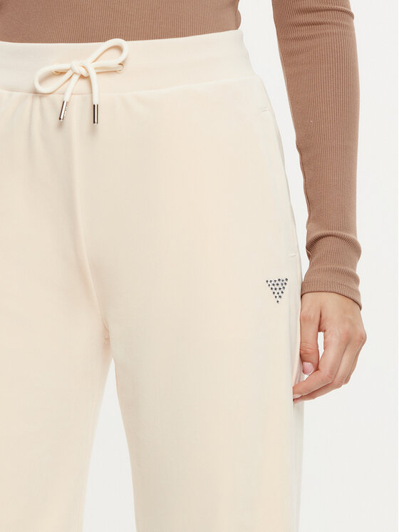 Guess Guess Jogginghose V3BB26 KBXI2 Écru Regular Fit