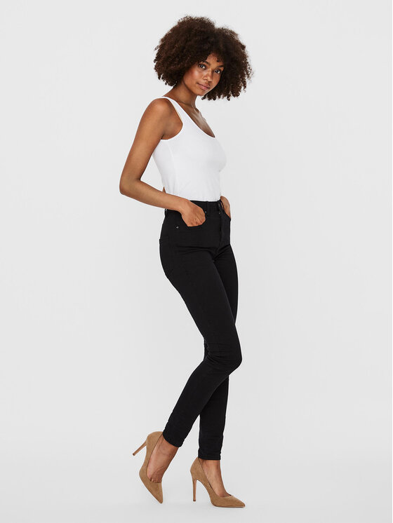 Vero Moda Vero Moda Top Maxi 10185110 Alb Regular Fit